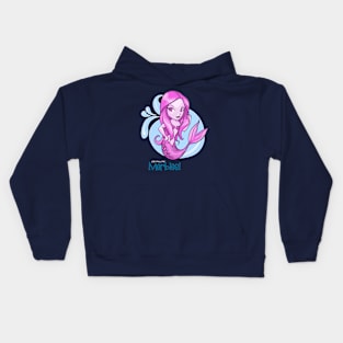 Lavender Locks Merbie Kids Hoodie